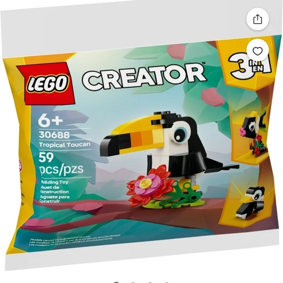 NWT Two sets of legos tropical tucan and easter chick painter fun ages 6+ - Picture 1 of 3